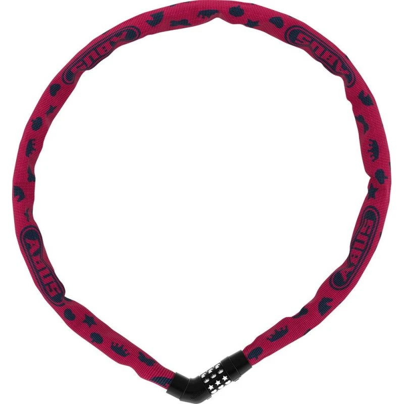 Abus Steel-O-Chain 4804/75 - Kædelås 75 cm (pink)