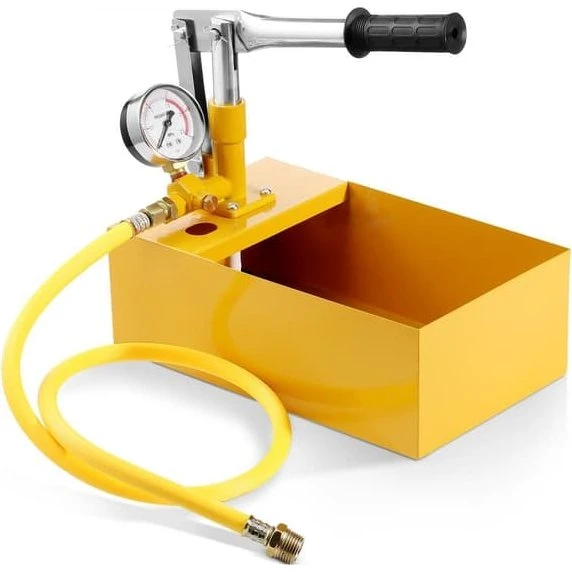 Hydrostatisk testpumpe 25 bar med 1,4 gallons tank og 3' slange