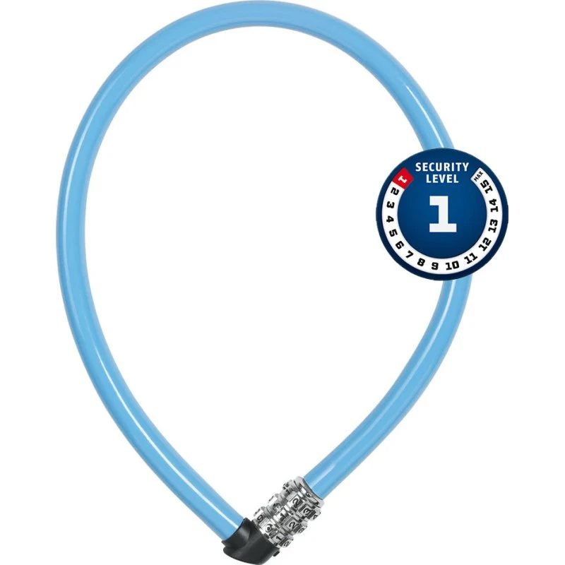 Abus 3406C Kode-kabellås, sort