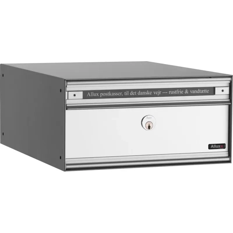 Allux PC1 Systempostkasse Antracit - 6 Modul uden lås