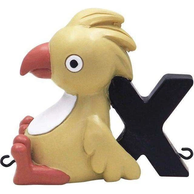 Kids by Friis bogstav X med papegøje til navnetog