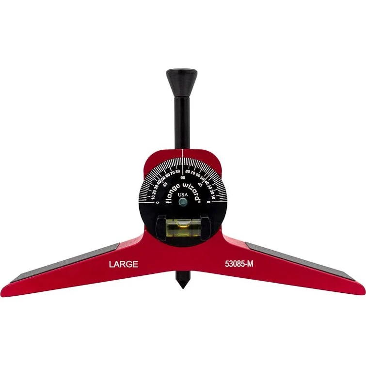 Flange Wizard Centerhoved til 12"+ rør med magnet og libelle