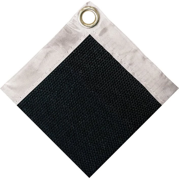 WLDPRO Svejsetæppe 1000x2000 mm 750°C Vermiculit Glasfiber Sort
