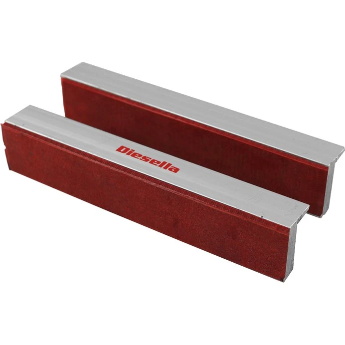 Alu. beskyttelseskæber 100 mm fiber med neodymium magneter