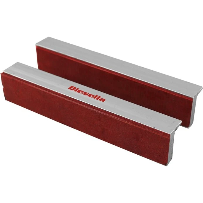 Alu. beskyttelseskæber 150 mm fiber med neodymium magneter