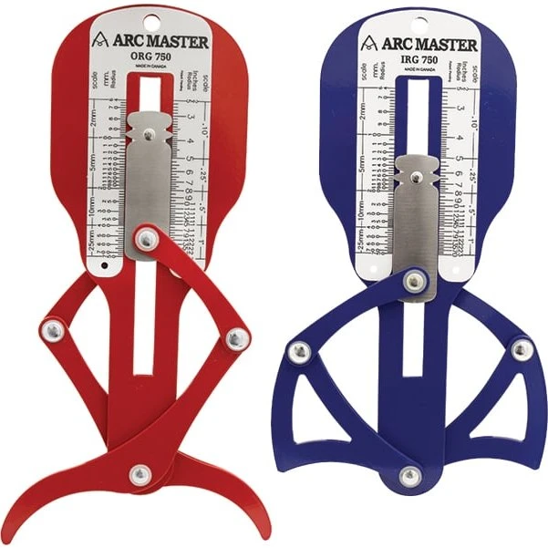 ARCMASTER RG-750 Radiusmåler sæt (64-750 mm)