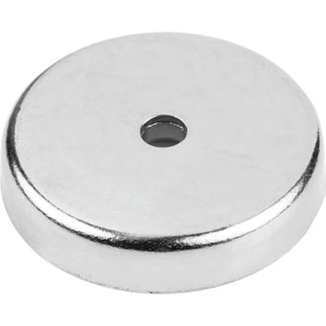 Ferrit pottemagnet Ø40 mm med Ø5,5 mm hul (85N)