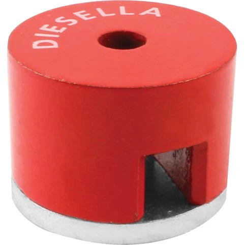 Alnico Knapmagnet Ø25,4 (34N) med huldiameter Ø4,8