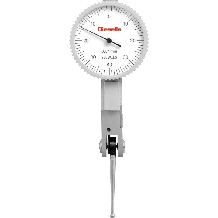 Vippeindikator 0-0,8 x 0,01 mm med 25 mm vippearm