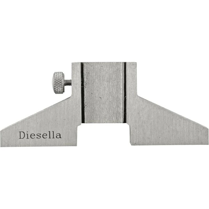 Dybdemålsfod til skydelære, L=75 mm, B=6 mm
