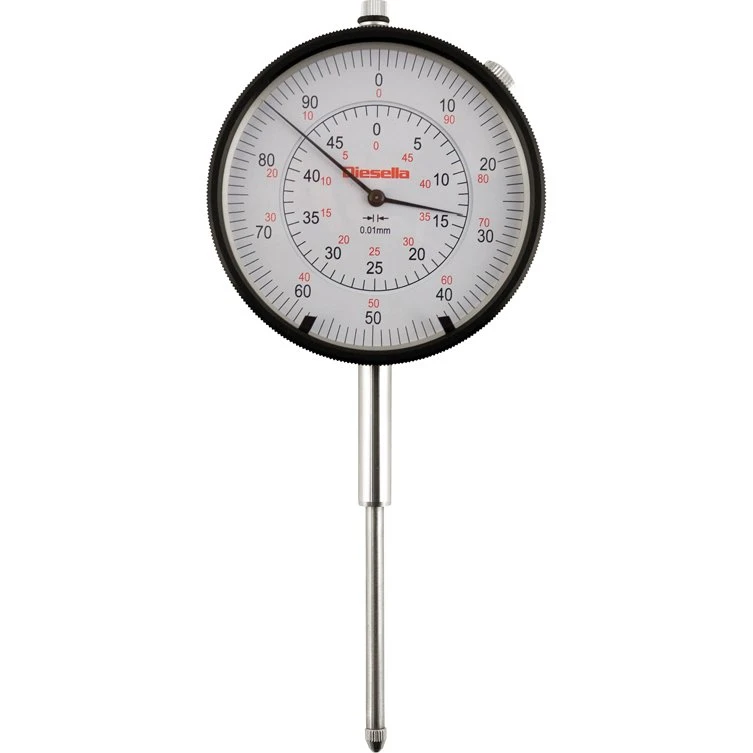 Diesella Måleur 0-30x0,01 mm med justerbare tolerancemærker