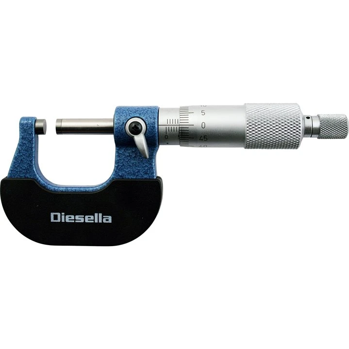 Diesella Mikrometerskrue 0-25x0,01 mm