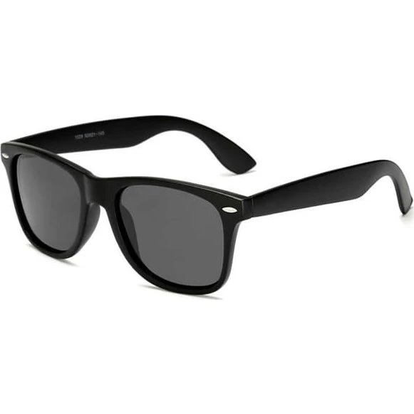 Retro Wayfarer solbriller - Mat sort