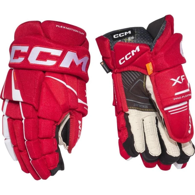 CCM Tacks XF Senior Ishockeyhandsker Red/White