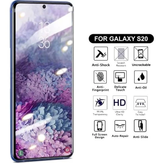 Galaxy S20 Nanoedge Skærmbeskytter - Ultra-tynd plastikfilm
