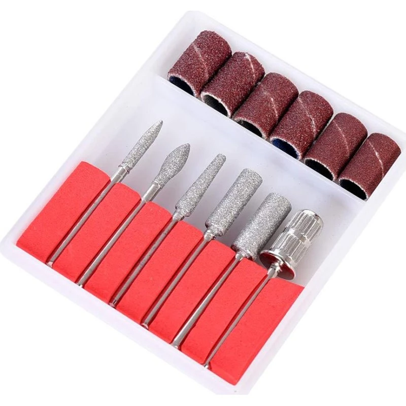 6-pak Bits til elfil med slibebånd, 3/32 - Sølv