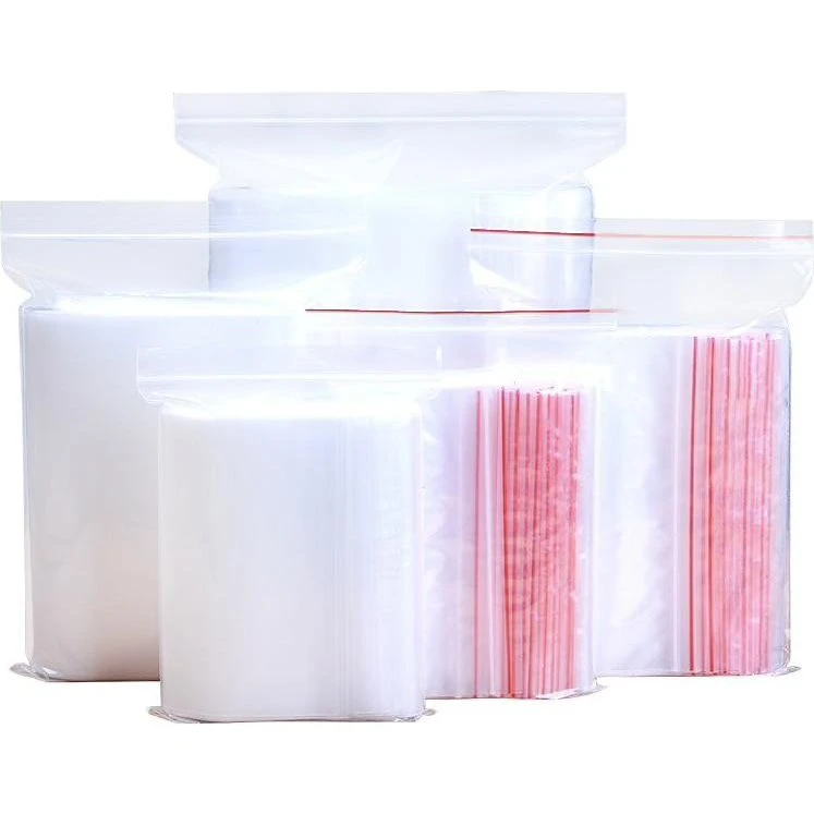 100 stk. Ziplock tasker, gennemsigtige, 200 x 250 mm