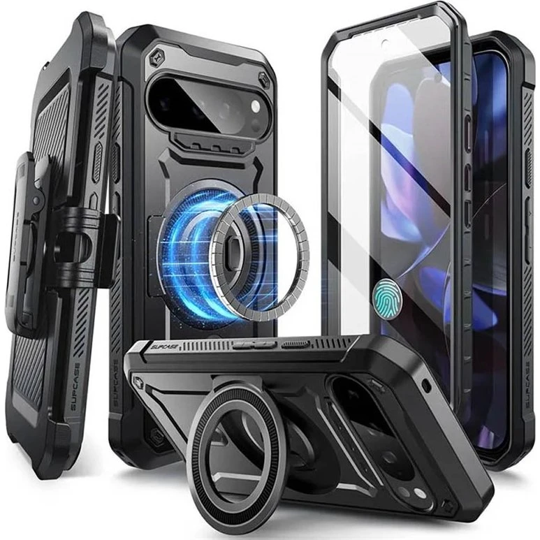SUPCASE UB Pro Mag cover til Google Pixel 9 Pro XL - Sort