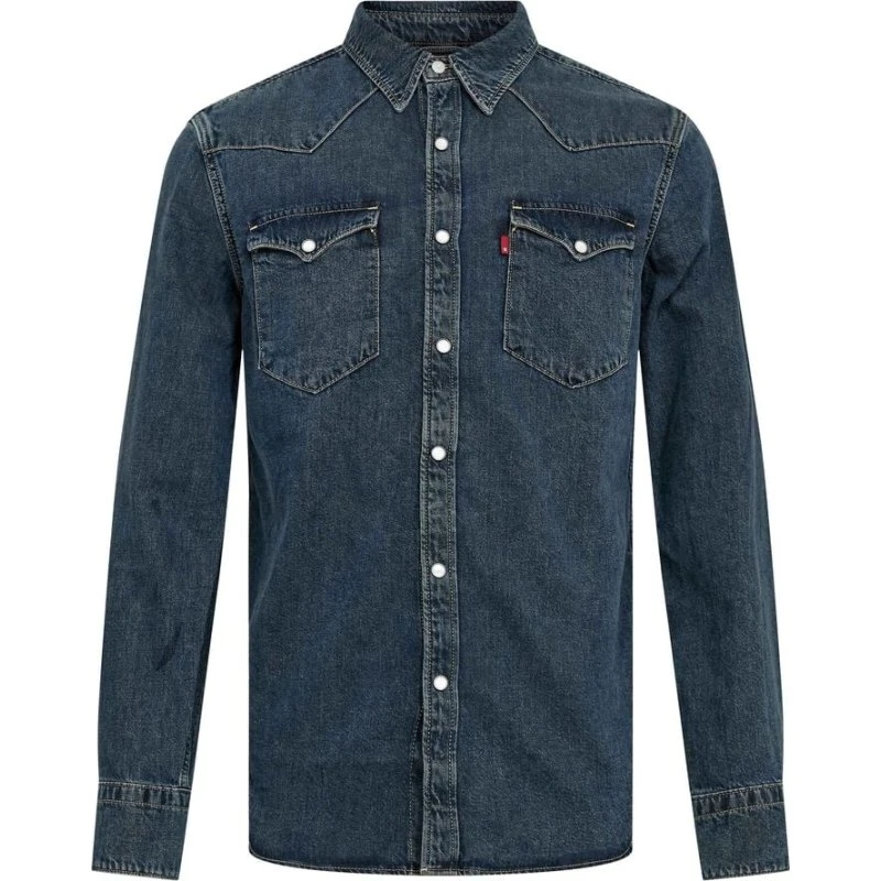 Levi's Barstow Western Standard skjorte – washed blue