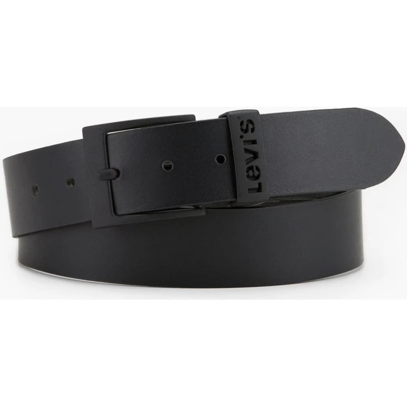 Levi's Ashland Metal Harness læderbælte, sort