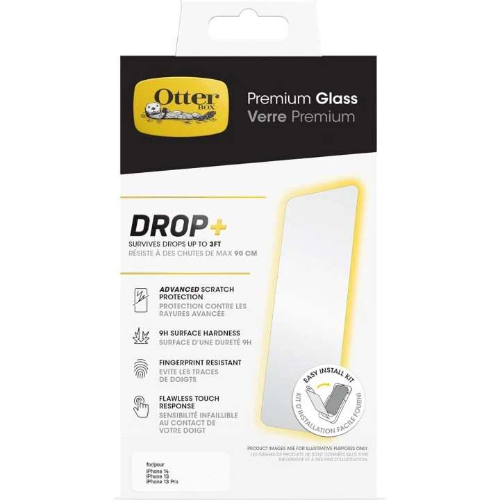 Otter Products Beskyttelsesglas til iPhone 13 Pro - Transparent