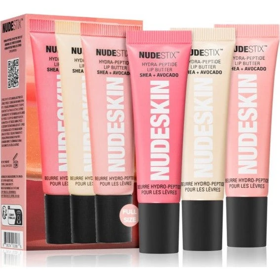 Nudestix Nudeskin Hydra-Peptide Lip Butter Tint Set