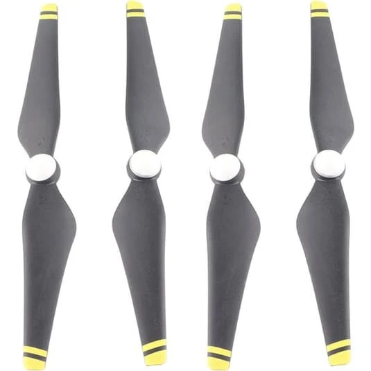 DJI Phantom 3 Selvspændende Propeller - 2 par (Gul kant)