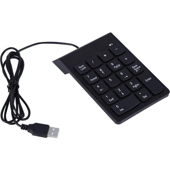 18-tasters USB numerisk tastatur Pro til bærbar og desktop