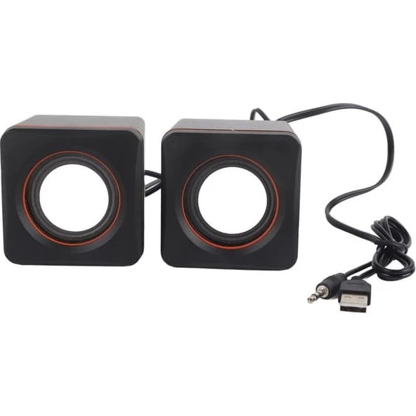 USB Stereo Højttalere til Desktop og Laptop (Dual Track)