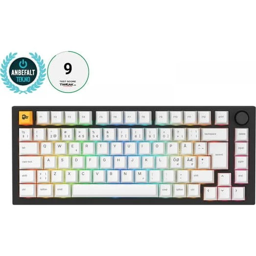 Glorious GMMK Pro 75% Pre-built ISO Nordic - Black Slate