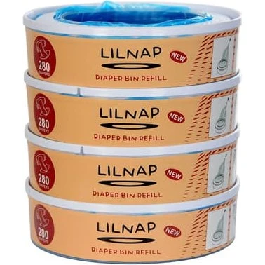 Lilnap Refill til Angelcare Captiva & Classic - 4-pakning