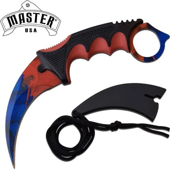 MASTER 1142BRD Old Ram Karambit - Damascus stål