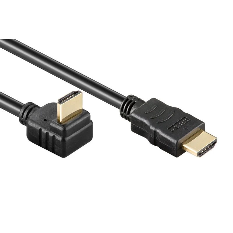 Goobay High Speed HDMI-kabel 270° 1 m (4K@60Hz) med Ethernet