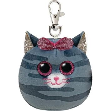 TY Squishy Beanies Clip Kiki - Blød katte-bamse med clip