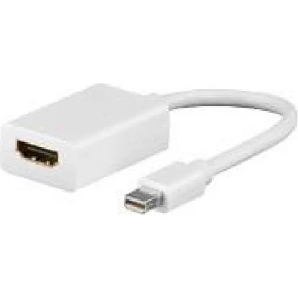 Goobay Mini DisplayPort til HDMI adapterkabel 1.1 0,15 m - hvid