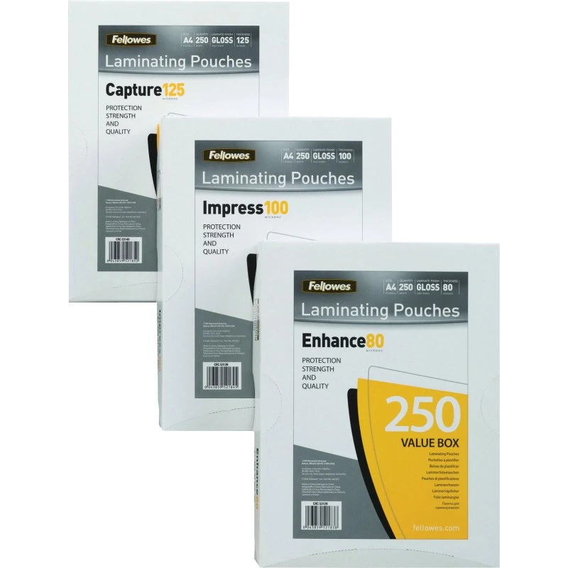 Fellowes Enhance Lamineringsposer A5 80 micron - 100 stk.