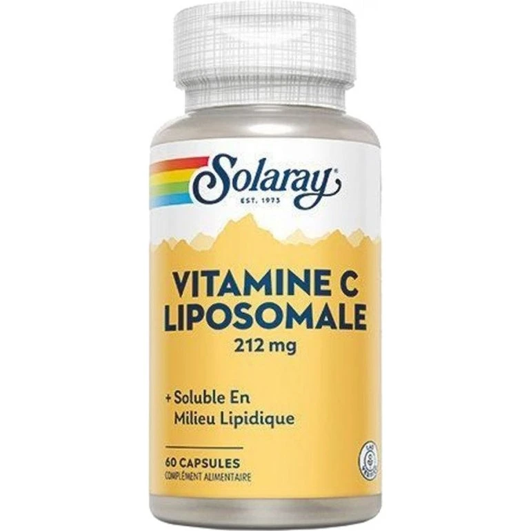 Solaray Liposomal C-vitamin 60 kapsler