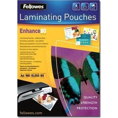 Fellowes Lamineringsposer Enhance A4 80 micron (100 stk.)