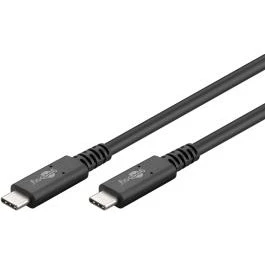USB-C 4.0 kabel 40 Gbit/s 240W, 1 m, sort
