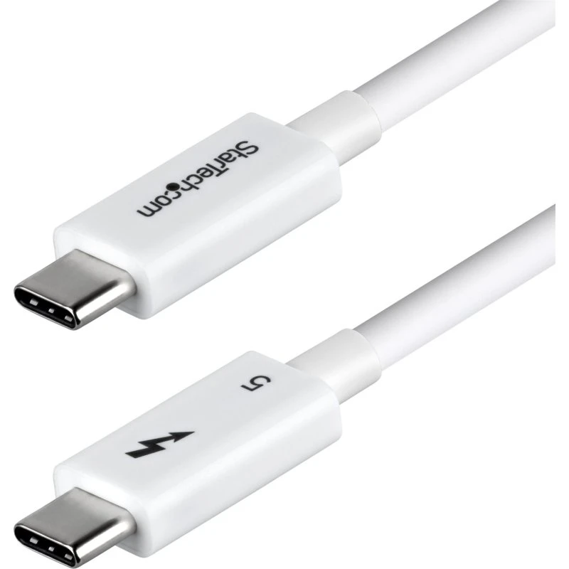 StarTech.com Thunderbolt-kabel USB-C til USB-C, 80 cm, Hvid