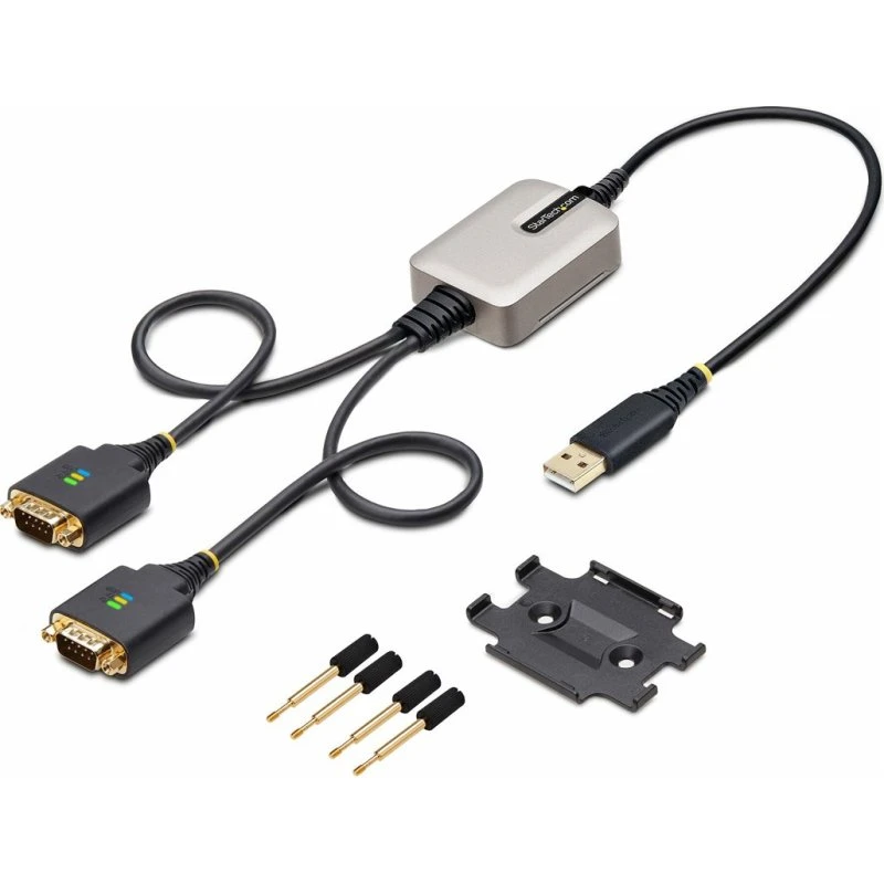 StarTech.com USB til RS232 DB9 Seriel Adapterkabel, 60 cm, Sort