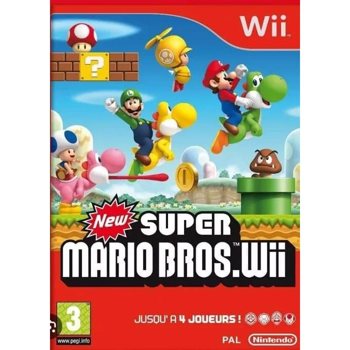Nintendo New Super Mario Bros. Wii - 4 spillere - Eventyr