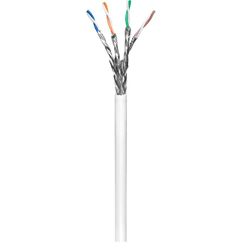 Goobay CAT6 S/FTP netværkskabel 305m – Hvid (CCA)