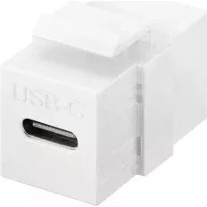 Goobay Keystone-modul USB-C USB 3.2 Gen 2 10 Gbit/s, hvid