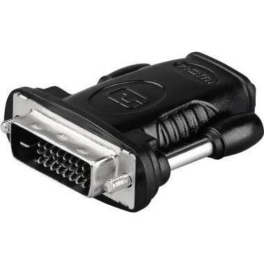 Goobay HDMI til DVI-D adapter (HDMI hun → DVI-D 24+1), sort