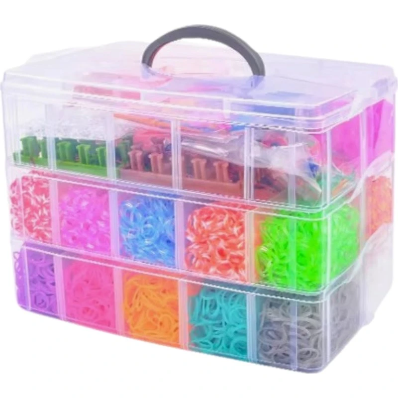 Mega kit Loom Bands - 4500 stk. med tilbehør