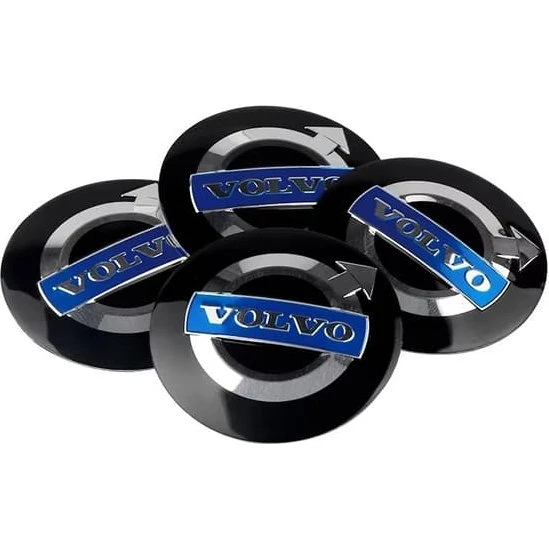 Volvo Centerkapsler 64 mm – 4-pak hjulkapsel emblem