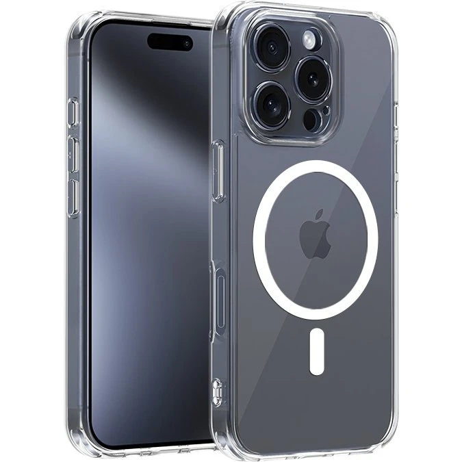 Apple iPhone 16 Pro Max Silikoneetui - MagSafe - Gennemsigtig