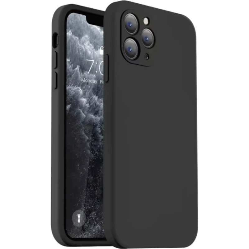iPhone 16 Pro TPU Cover med linsebeskyttelse - Sort