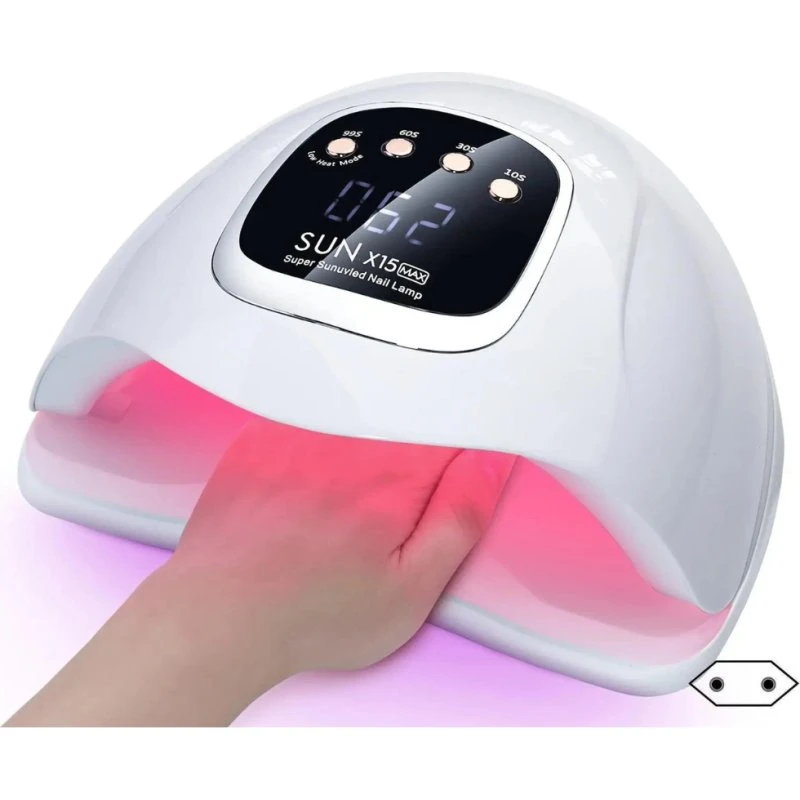 Professionel UV/LED-lampe med 66 lyskilder og timer